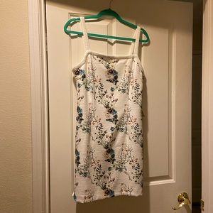 Lucy Paris White Floral Dress size L/Eur 42